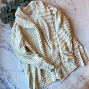 A New Day open large stitch sweater - creamy white - Size L